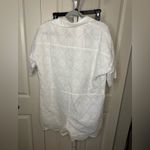 Commense White Floral‎ Lace Romper Size L Photo 2