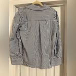Zeagoo NWT  Navy and White Striped Shirt Photo 3