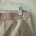 J.Jill Khaki Cropped 100% Linen Ankle Stretch Pants Photo 1