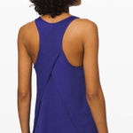 Lululemon NWT Essential Tank Pleated – Lark Blue – Size 12 Photo 0