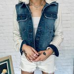 Free People Knit Denim Jacket Photo 1