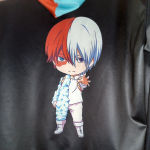 Shoto zip up anime hoodie Black Size L Photo 11