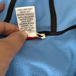 Talbots  Full Zip‎ Comfort Hoodie Jacket Athletic Track Blue Black Trim S Photo 5