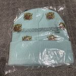 Urban Outfitters Band Embroidered Beanie NWT - Blue Photo 4