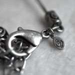 Premier Designs  Carried Away Gold/Silver Tone Floating Textured Beaded Necklace Photo 2