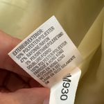 Tahari Trench Coat Womens Cream Argyle Print Single Breasted Snap Size 12 Large Yellow Photo 13