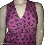 Attention  feather print sleeveless blouse Photo 3