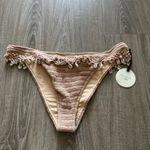 Tularosa  Drippin Crochet Shell‎ Embellished Swim Bikini Bottoms NwT L Photo 3