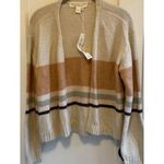 Saltwater Luxe Salt Water Luxe Open Cardigan Small NWT Striped Soft Photo 0