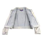 Ralph Lauren Purple Label Metallic Cropped Jacket Italy EUC Large F263 Photo 3