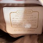 Coach Tan and Cream Shoulder Bag Photo 4