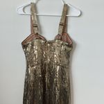 Bronx and Banco  Cherie Gold Maxi Dress Size: XS Photo 10