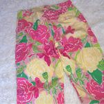 Lilly Pulitzer Y2K Vibrant Floral Capri Pants - Worth Skinny Mini - Size 2 Photo 9