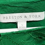 Preston & York Green 3/4 Sleeve Blouse Top S Photo 6
