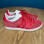 Adidas  Women’s Gazelle Bold Red Snakeskin Suede Casual Sneakers Size 6 Photo 1