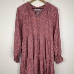 Dress Forum  Juniper Swing Floral Ruffle Tiered Peasant Mini Dress Women’s Sz S Photo 1