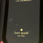 Kate Spade Vibrant Red Scalloped Phone Wallet- Excellent Condition Photo 3