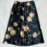 Vince Painted Rose Satin Slip Skirt in Petal Glow Photo 4