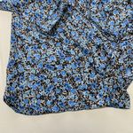 Topshop New Floral Print Tie Back V-Neck Romper Blue Multi Size 4 Photo 11