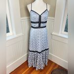 Jill Stuart Jill Blue Lace Elle Dress Size 6 Vintage Inspired Romantic Girlcore Photo 1