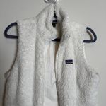 Patagonia White  Furry Vest Photo 1