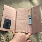 Apt. 9 NWT  Pink and Black Polka Dot Wallet Photo 2