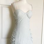 Meshki  Gingham Bustier Mini Dress Photo 4