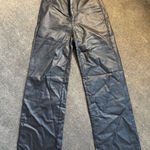 SheIn Wide-Leg Leather Faux Pants Photo 0