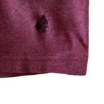 J Peterman Trendy Burgundy Crewneck Cotton Soft Short Sleeves T Photo 4