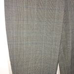 George Plaid Cropped Pants Size 4 Gray Photo 2