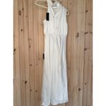 NWOT Lulus Distinctive Charm White Satin Asymmetrical Midi Dress Wedding Size S Photo 8