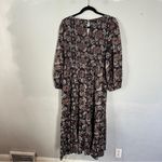 Cleobella Carly Paisley Dress Smocked Pockets XL Avalon Black Photo 5