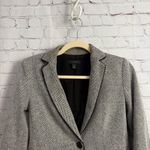 Ann Taylor herringbone preppy print cotton blend ladies blazer size 0 petite Photo 4