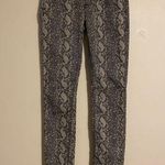 Hudson Jeans EUC Hudson Brown & Tan Snake Skin Print Midrise Nico Super Skinny Jeans size 26 Photo 0