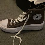 Converse High-Top Platform Sneakers Brown Photo 6