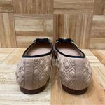 Tory Burch Marion Quilted Ballet Flat North Nappa Gross Grain Quilt Stitch 10.5 Photo 5