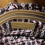 Tignanello Pebble Leather Satchel Shoulder Handbag, New with Tag Brown Photo 3