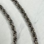 Silver Tone Double Ball Charm Metal Chain Link Belt Y2K One Size (OS) ✨ Photo 2