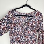 American Eagle  AEO Long Sleeve Floral Romper Shorts Jumpsuit Viscose Size L Photo 8