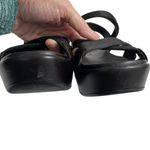 Prada  Black Crisscross Nylon Platform Sandal Sz EU 39 US 9 Chunky‎ Y2K Vintage Photo 8