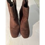 SO   Women Brown ‎ Ankle Boots With Side Zipper Size 8 Photo 1