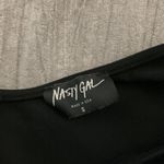 Nasty Gal  Black High Neck Open Back A Line Mini Short Skater Dress Sleeveless S Photo 11