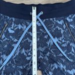 Athleta  Trekkie North Floral Print Mid Rise Ankle Jogger Pants Blue Size 6 Photo 8