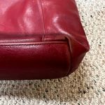Giudi Vintage Italian Leather Red Bag Photo 4