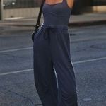 NEW Free People FP Movement Women's Inbound Onesie Midnight Navy Size XL NWT Blue Photo 9