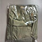 Michael Kors  Olive Green Moto Shift Dress Cargo Pockets Sleeveless Collared Sz M Photo 11