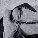 Hot Topic Lovesick Black Rolled Cuffed Jean Shorts Stretch Denim Size 5 Photo 6