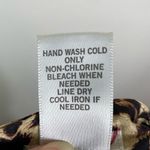 Cache NWT Black & Tan Printed Lightweight Wide Leg Pants Photo 5