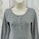 Heart Hips Ribbed Sweater Dress Womens Small Gray Lightweight Rayon Blend Soft Photo 1