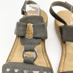 Rieker Womens EU 42 Regina Sandals Comfort Gray Adjustable Faux Leather Summer‎ Size 10 Photo 2